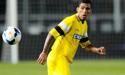 Allan Udinese 2013 maglia gialla 2013 azione ifa